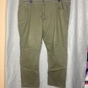 Army green chino/khakis